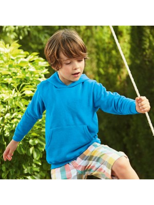 Plain Classic 80/20 kids hooded sweatshirt Fruit Of The Loom 280 GSM